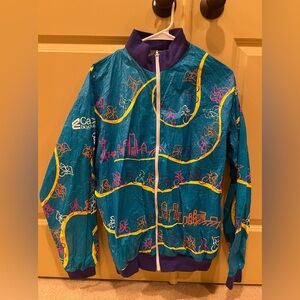 Cascade Bicycle Club Seattle to Portland STP Colorful Retro Jacket